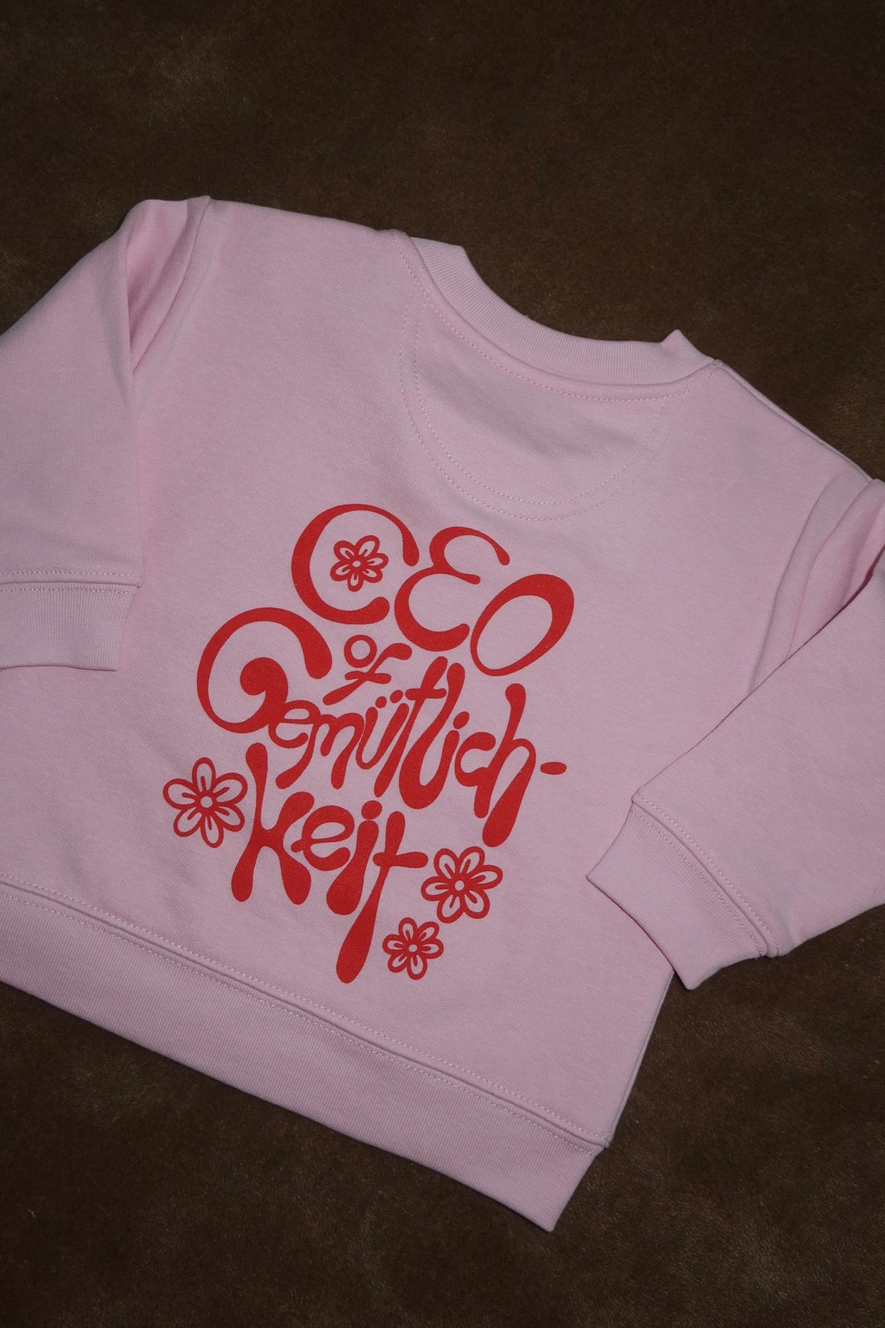 Mini CEO of Gemütlichkeit - Sweatshirt - Cotton Pink