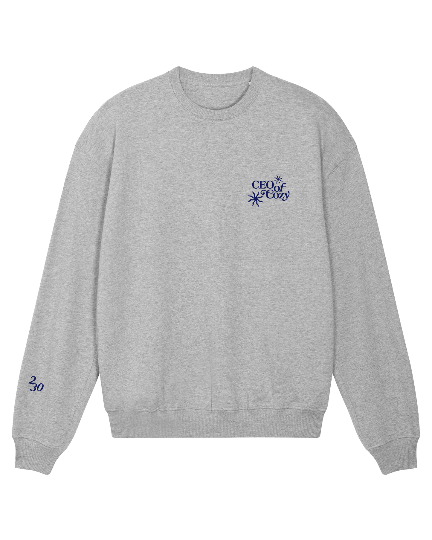 CEO OF COZY - Sweatshirt - Heather Grey