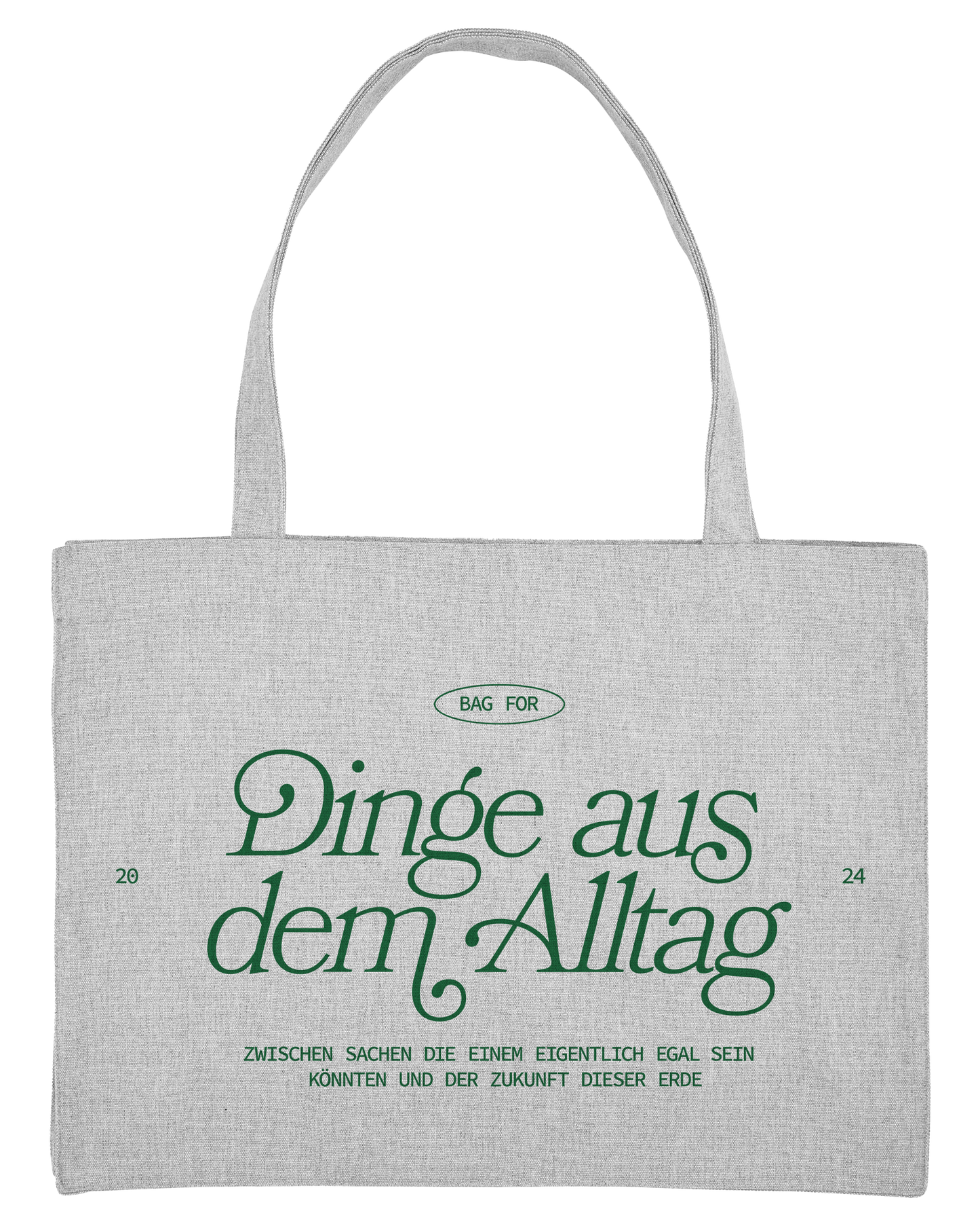 Dinge aus dem Alltag - Shopping Bag - Heather Grey