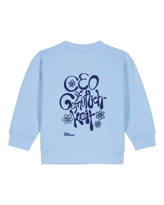 Mini CEO of Gemütlichkeit - Sweatshirt - Blue Soul