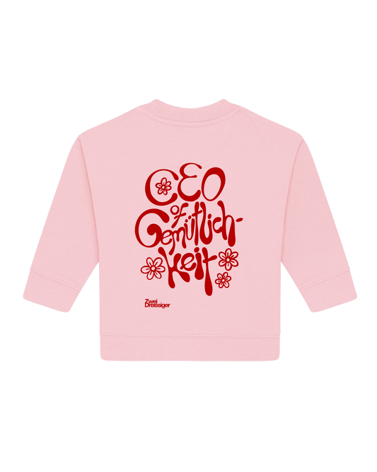 Mini CEO of Gemütlichkeit - Sweatshirt - Cotton Pink