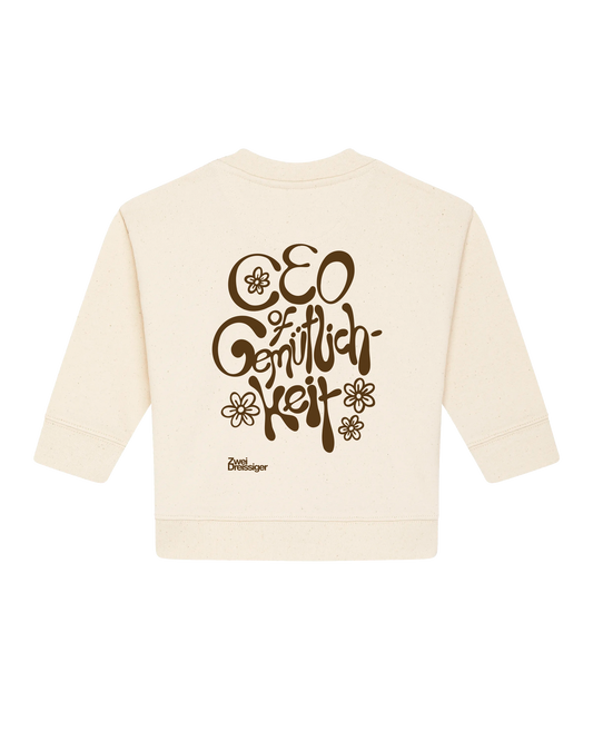 Mini CEO of Gemütlichkeit - Sweatshirt - Natural Raw