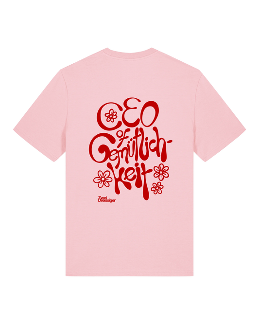 CEO of Gemütlichkeit - T-Shirt - Cotton Pink