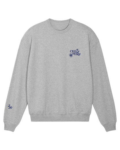 CEO OF COZY - Sweatshirt - Heather Grey