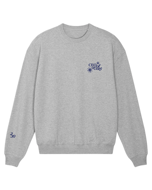 CEO OF COZY - Sweatshirt - Heather Grey