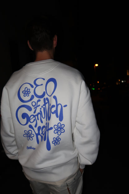 CEO of Gemütlichkeit - Sweatshirt - Off White