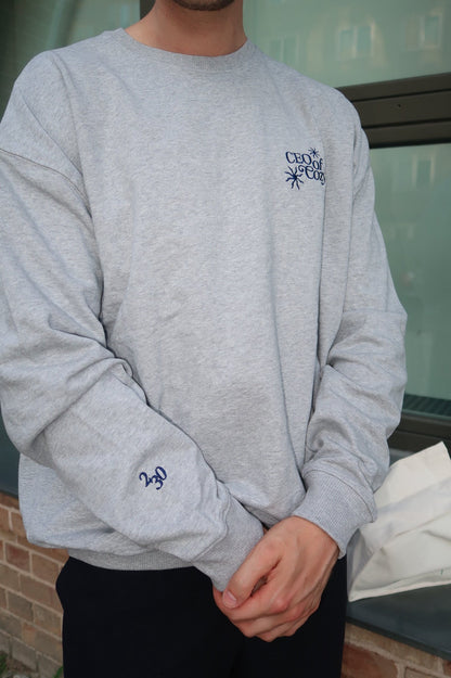 CEO OF COZY - Sweatshirt - Heather Grey